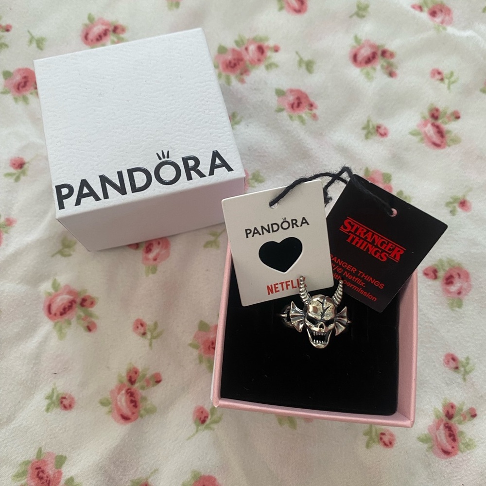 Pandora Stranger Things Silver Ring